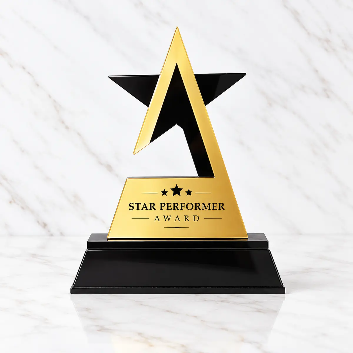 A premium Ventura Visuals recognition trophy